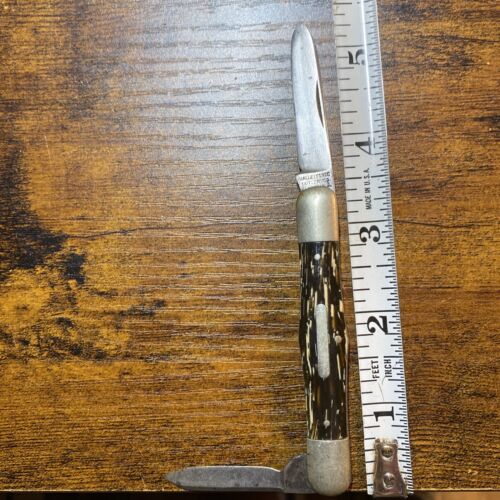 Early Unusual Valley Forge two blade knife