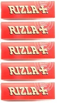 5x Rizla Rolling Papers Red Single Wide 50 Lvs/Pk USA Fast Shipped
