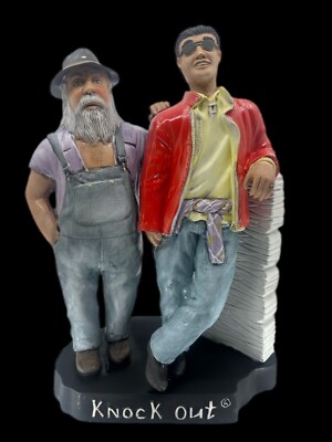 Vintage Knock Out Jeans s.Oliver Ceramic Werbefigur Advertising Store Display