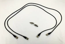 GOLD Front Mount Antenna Kit fits Shure & Sennheiser Wireless  40" Long Cables