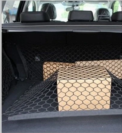 Car Trunk Cargo Baggage Storage Net Holder High Quality Elastic Adjustable Rear - Изображение 4 из 4