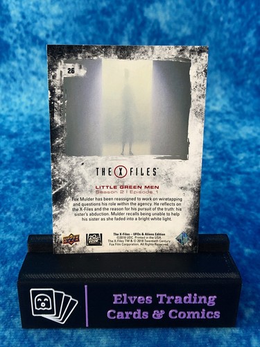 The X-Files: UFOs and Aliens SINGLE Non-Sport Trading card by Upper Deck 2019 - Picture 54 of 202