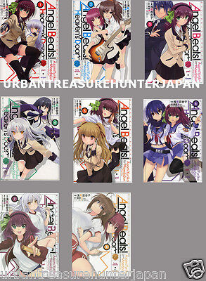 Angel Beats Heaven S Door Japanese Anime Manga Comic Book Set Vol 1 8 Ebay