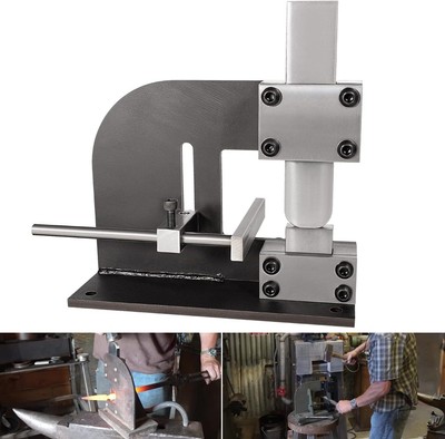 Forge Wizard Blacksmith Tool Beginner Guillotine Tool with Guides & Dies