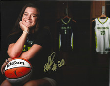 MADDY SIEGRIST Signed 8.5 x 11 Photo Signed REPRINT Basketball WNBA Dallas Wings