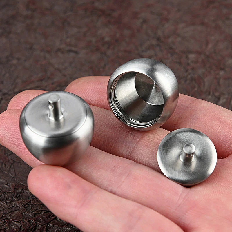 New Outdoor EDC Mini Keychain Waterproof Box Pendant Pill Capsula Case Emergency - Image 4 of 4