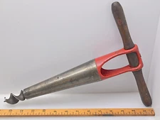 ✨Vintage 13" Coopers Barrewl Bung Hole Reamer T-Handle Auger (INV R166)