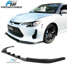 Fits 2014-2016 Scion tC Unpainted Black PU Front Bumper Lip Spoiler