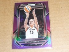2023 Panini Prizm WNBA PURPLE PARALLEL /149 CAYLA GEORGE #58 ACES M2815