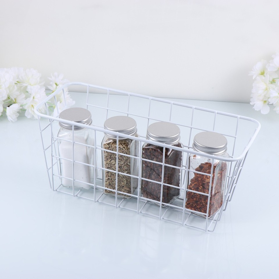 Produktbild von Wickeltisch Organizer Makramee Aufbewahrungskörb, Aufbewahrung, Aufbewahrungskorb Bad, Handgewebter Korb Mit Griff, Für Schlafzimmer Kinderzimmer Wohnzimmer 2er Set Boho Korb