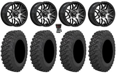 MSA Radar 15'' Wheels Black/Mach 32'' Pro Runner Tires CFMoto ZForce Z10 / Z10-4