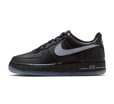 Nike Air Force 1 GS Mädchen Jungen Turnschuhe Schwarz Größe Uk 4,4,5,5,5,5,6