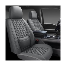 Full Coverage Leather Car Seat Covers Full Set,Waterproof Seat Covers for Car...