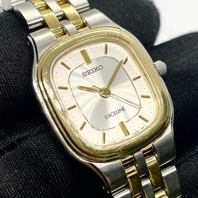 Operation/Combination Color Excelline Rectangular Gold Dial