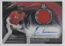 2023 Bowman Platinum Pieces Relics 91/99 Elly De La Cruz #PPAR-ED Auto 7ut