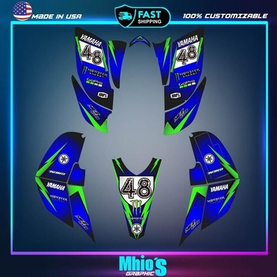 Yamaha YFZ 450 Grafik Kit 2003 2004 2005 2006 2007 2008 Aufkleber Decals Kit