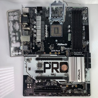 ASRock Z270 Pro4 Intel Z270 Chipsatz ATX MB aktualisiertes BIOS getestet
