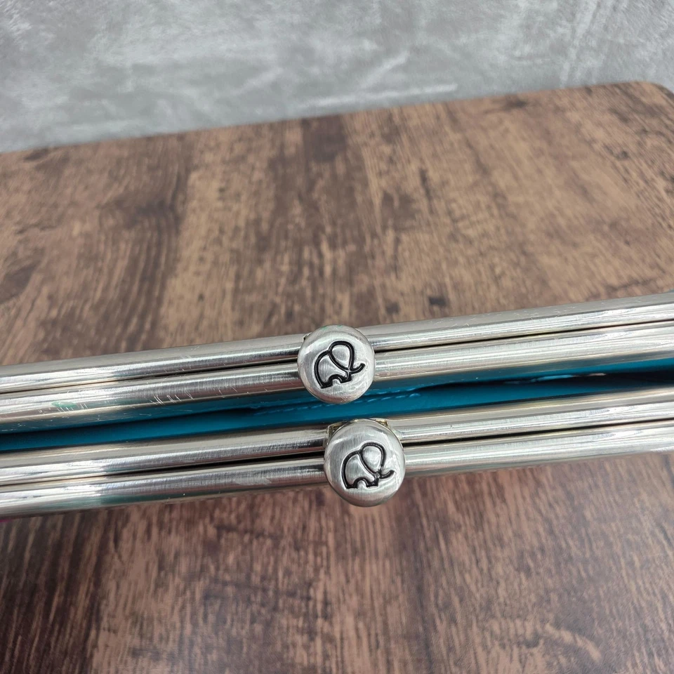 Cartera sin asas Mywalit 247 Liguria azul agua rosa bloqueo de beso cuero dopamina twee Foto 3 de 4