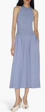 Reformation Clara Halter Neck Knit Midi Dress