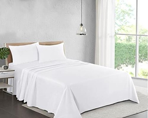 100% Cotton Plain Dyed Flat Sheet | Premium  Assorted colors , sizes 
