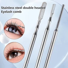 Stainless Steel Eyelash Perm Lifting Tools Metal Clean Up Rods Makeup Eyelas