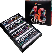 Zenacolor Ölfarben Set Tuben 48 Ölfarbe X 1...