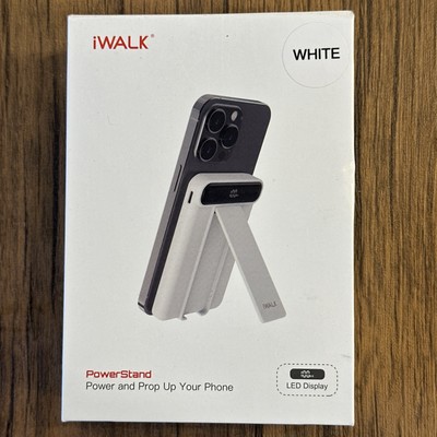 NIB iWALK MAG-X Magnetic Wireless Power Bank Stand, 5000mAh