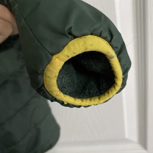 L.L.Bean Kids Insulated Quilted Jacket Coat size L (6X/7) Green 523782 - Picture 5 of 13