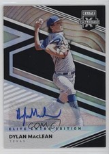 2020 Panini Elite Extra Edition Signatures Dylan MacLean #122 Auto 17hc
