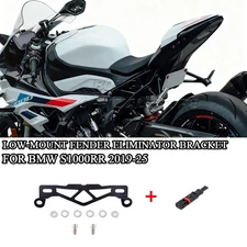 License Plate Holder LOW-MOUNT FENDER ELIMINATOR BRACKET For BMW S1000RR 2019-25