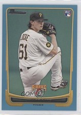 2012 Bowman Blue Border 475/500 Jeff Locke #204 0b0
