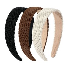 Knitted Headbands for Women, Non Slip Trendy Women Headband Soft Comfortable ...