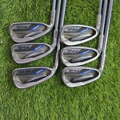 Ping G30 Eisensatz 5-PW Red Dot Regular Flex Graphit neue Griffe *LINKSHÄNDER*
