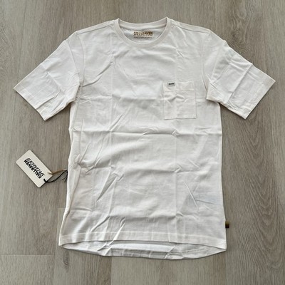 Fjallraven X Specialized Eggshell Off White Pocket T-Shirt Men s XS Zip Pocket