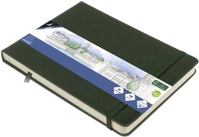 kangaro Skizzenbuch 80 Blatt DIN A5 quer forest green
