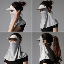 Fashion Ice Silk Summer Mask Mesh Sun Protection Sunscreen Face Scarf Windproof