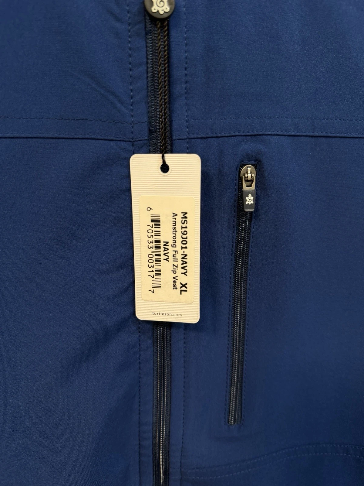 Turtleson Men’s XL Armstrong Full-Zip Performance Golf Softshell Vest NWT image 7