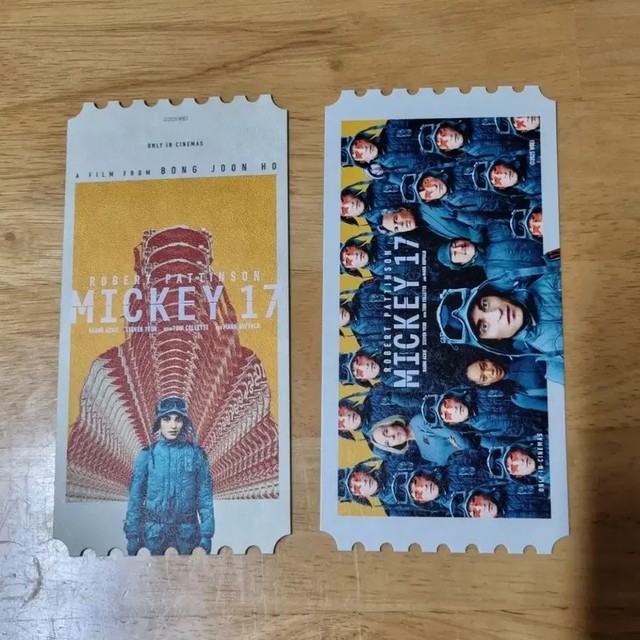Mickey 17 Original Ticket Set - Collectible