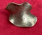 Vintage Jacmel Mauritius Gold Overlay Natural Shape Ring Marked 925 Italy JCM