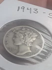 1943 S Mercury Dime 90% Silver