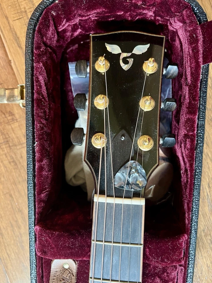 MINT! Goodall Koa Acoustic Guitar with Hard Case - Image 3 of 4