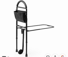 Adjust Bed Rails for Elderly Adults Seniors Rail Assist Safety w/Storage 54in,