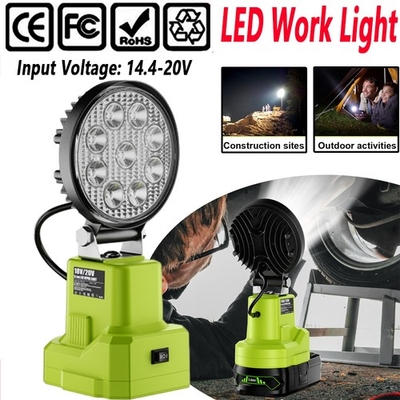 #ad Cordless LED Work Light for Ryobi 18V Li Ion Battery Handheld Light Battery $17.99