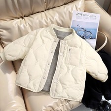 NEW Kids Boys Girl Autumn Winter Rounded Neck Warm and Windproof Down Jacket