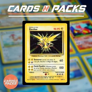 Carte Pokemon Electhor 16/102 HOLO Set de Base Edition 2 Exc.