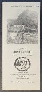 Brochure & Map - Monte Cristo - Gold Mining Town - Washington - Ghost Town