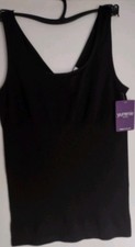 Yummie Tank Top Seamless 2 Way Shaper V Neck Scoop Cami Slimmer Moderate Control