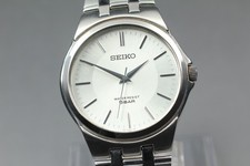*Near MINT* Seiko Spirit 7N01-0DM0 35mm Silver Automatic Men