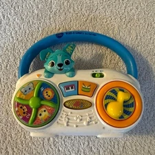 Baby VTech Learning Toy White Blue Tune & Learn Radio