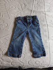 Y2K 2006 Baby Gap Denim Flare Jeans 18-24 Months Adjustable Waist